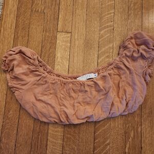 Christy Dawn Crop Top off shoulder top